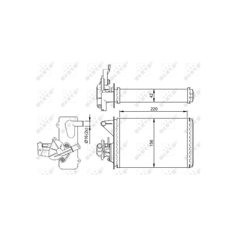 Radiateur de chauffage NRF