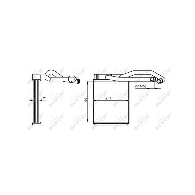Radiateur de chauffage NRF
