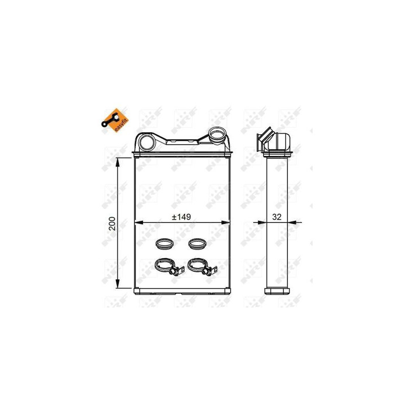 Radiateur de chauffage NRF