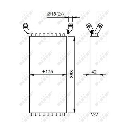 Radiateur de chauffage NRF