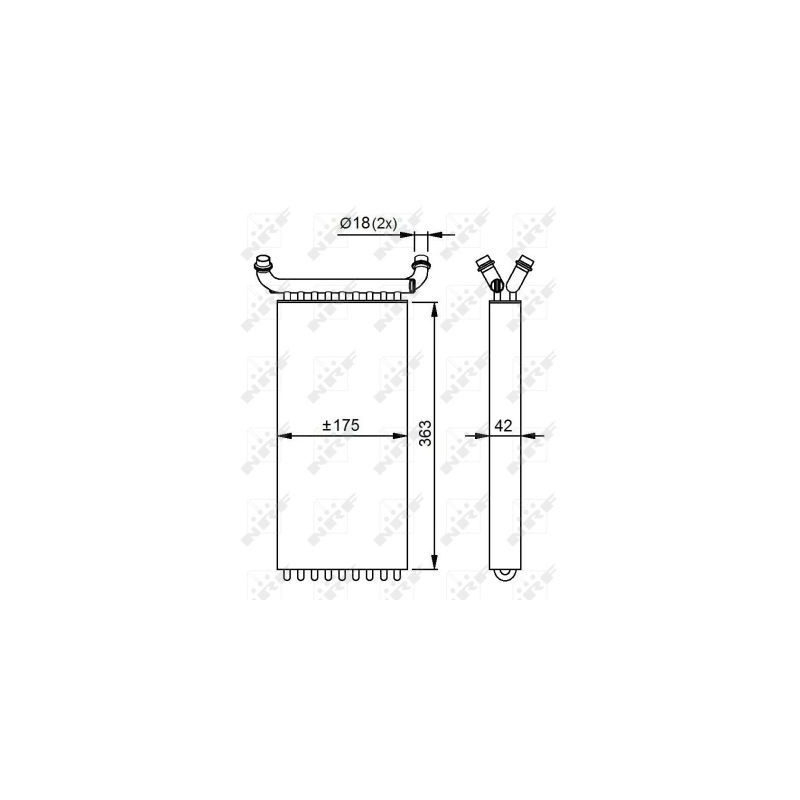 Radiateur de chauffage NRF