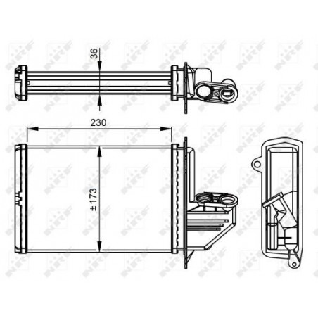 Radiateur de chauffage NRF