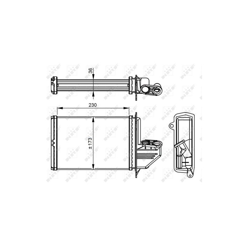 Radiateur de chauffage NRF