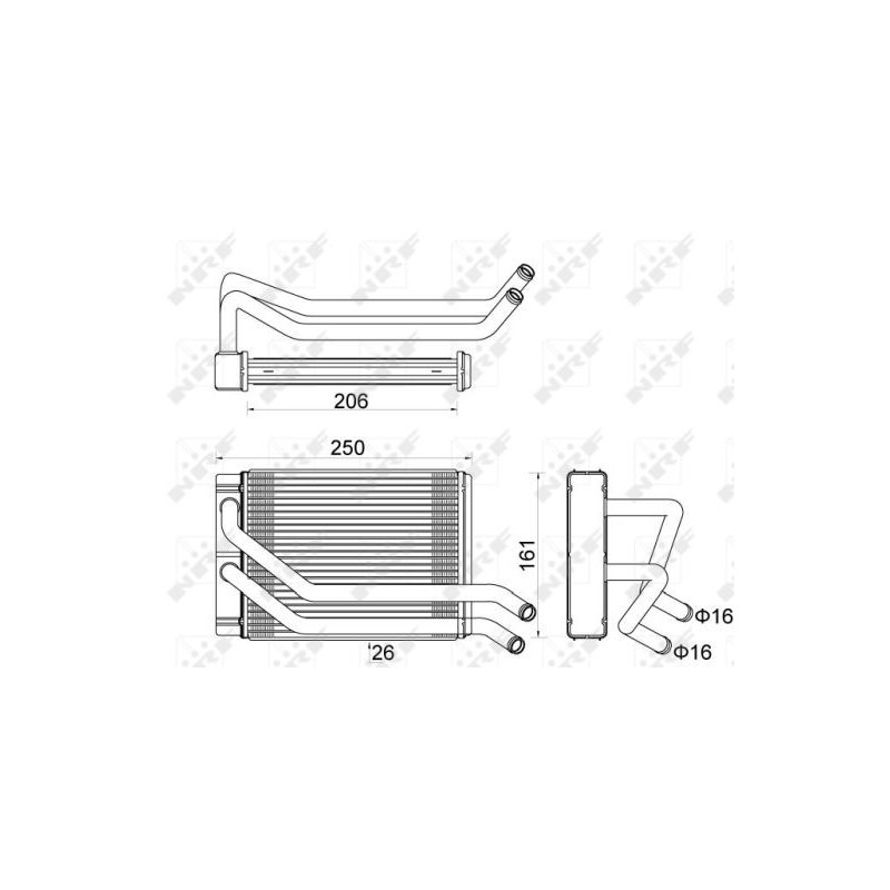 Radiateur de chauffage NRF