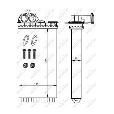 Radiateur de chauffage NRF