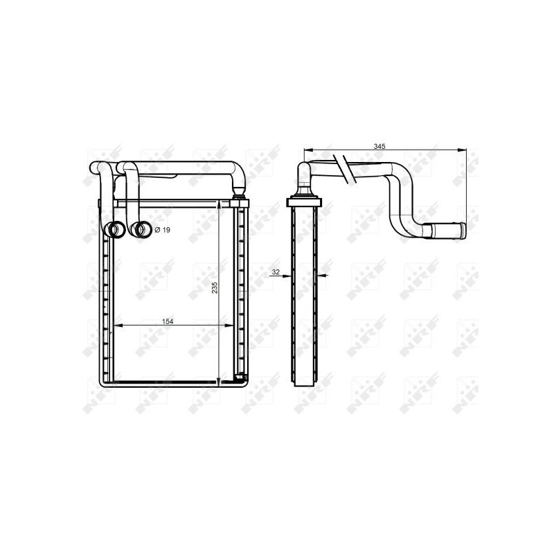 Radiateur de chauffage NRF