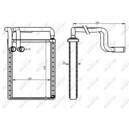 Radiateur de chauffage NRF