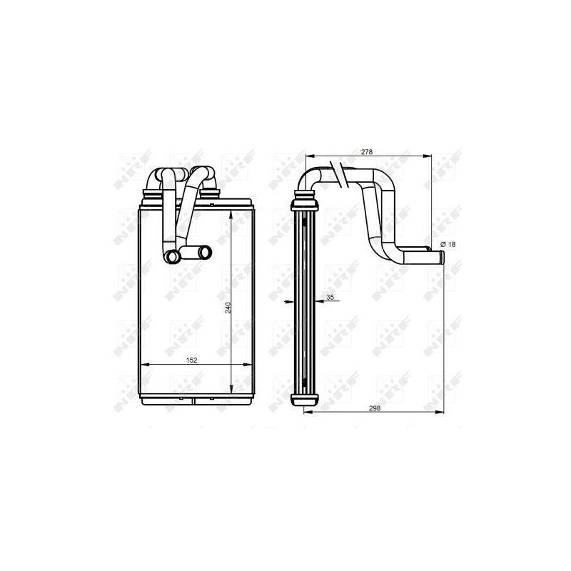 Radiateur de chauffage NRF