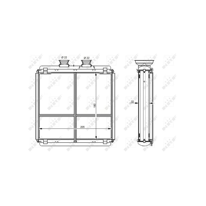 Radiateur de chauffage NRF
