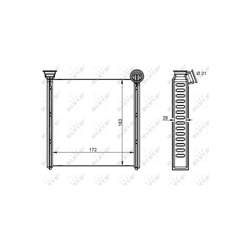 Radiateur de chauffage NRF