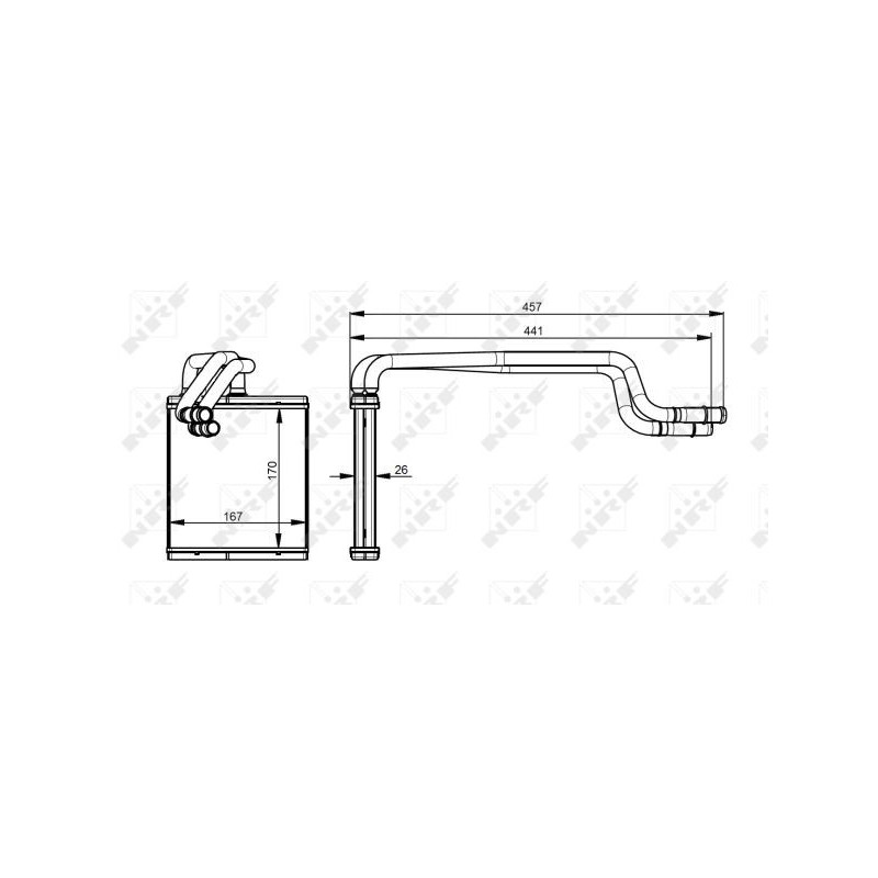 Radiateur de chauffage NRF