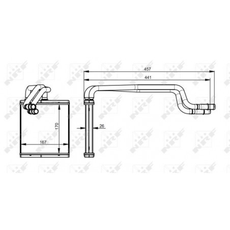Radiateur de chauffage NRF