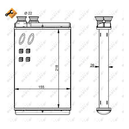 Radiateur de chauffage NRF