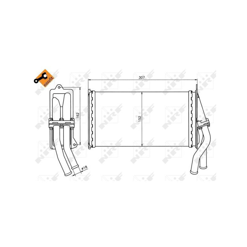Radiateur de chauffage NRF
