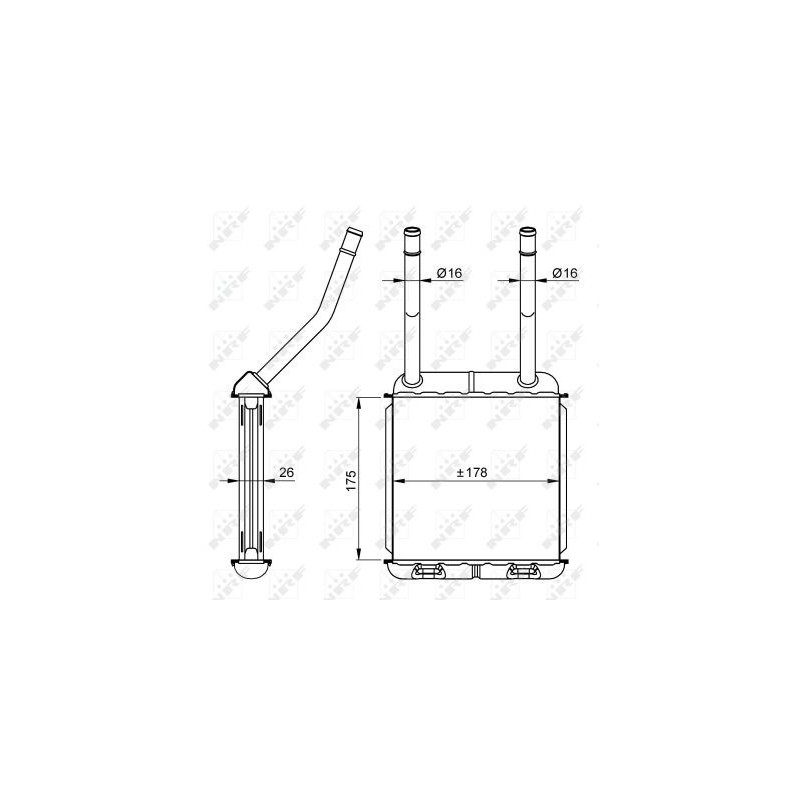 Radiateur de chauffage NRF