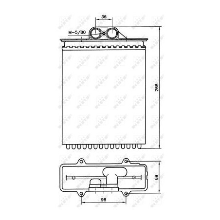 Radiateur de chauffage NRF