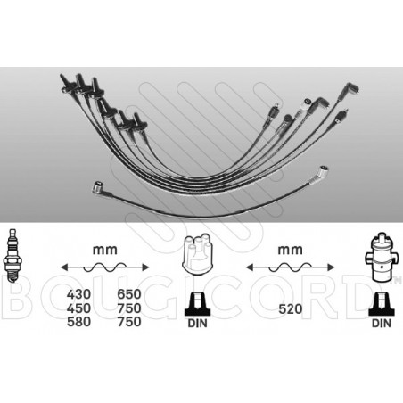 Fils de bougies / Faisceau d'allumage EFI Automotive