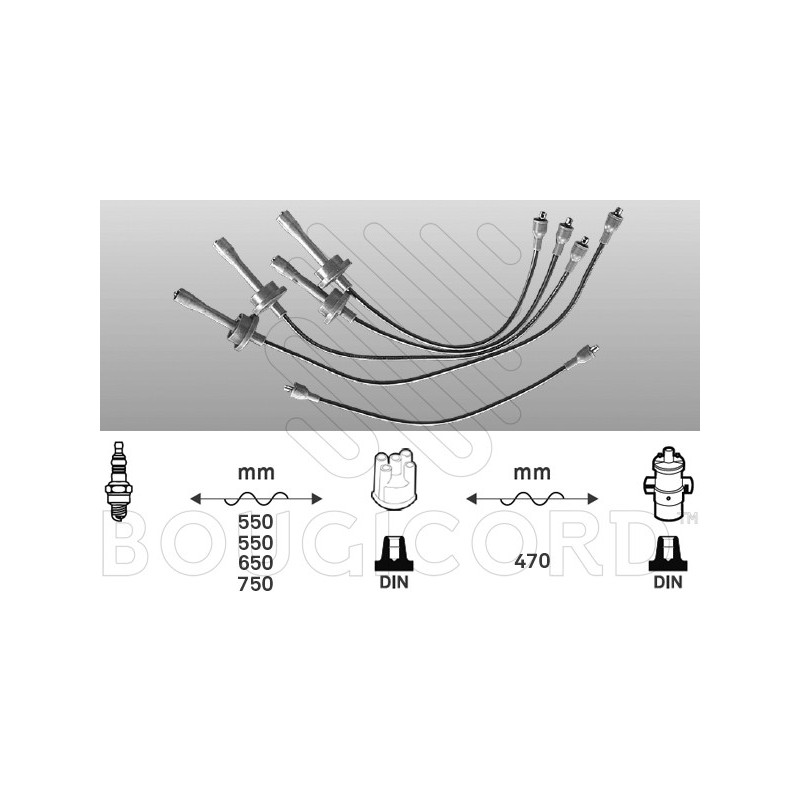 Fils de bougies / Faisceau d'allumage EFI Automotive