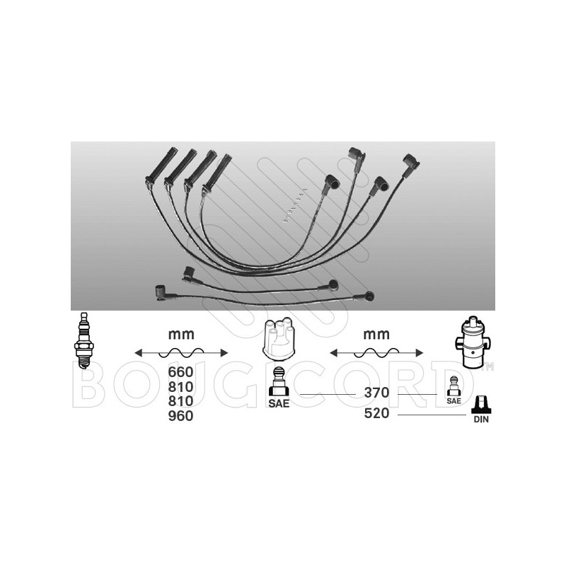 Fils de bougies / Faisceau d'allumage EFI Automotive