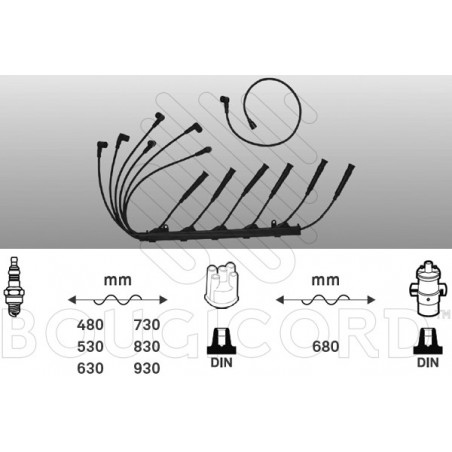 Fils de bougies / Faisceau d'allumage EFI Automotive