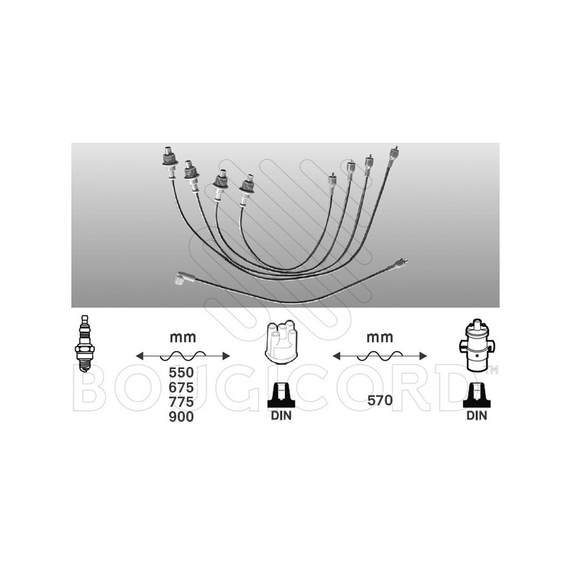 Fils de bougies / Faisceau d'allumage EFI Automotive