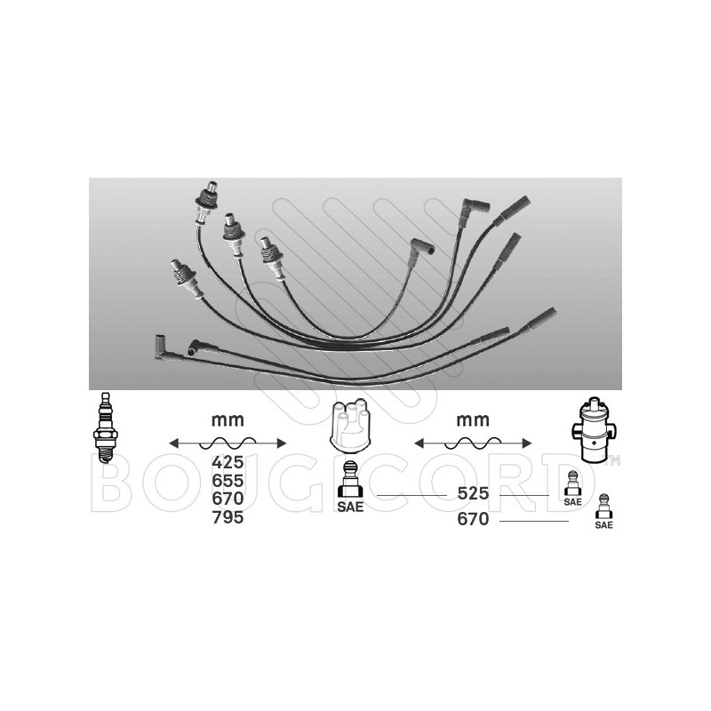 Fils de bougies / Faisceau d'allumage EFI Automotive
