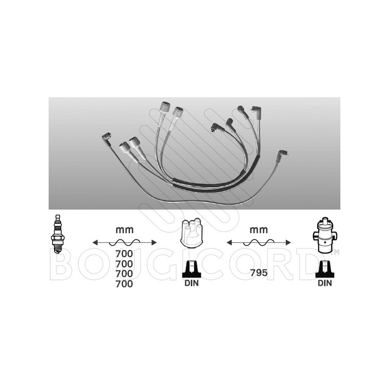 Fils de bougies / Faisceau d'allumage EFI Automotive