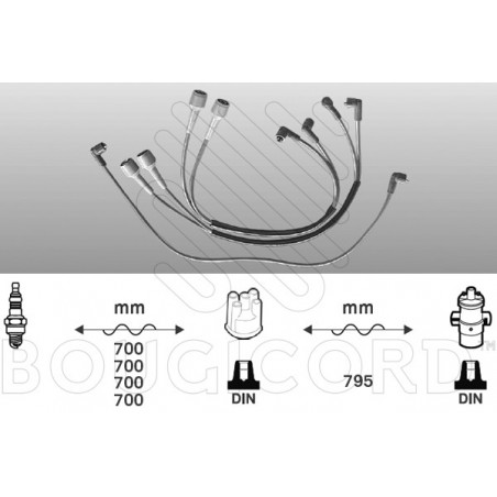 Fils de bougies / Faisceau d'allumage EFI Automotive