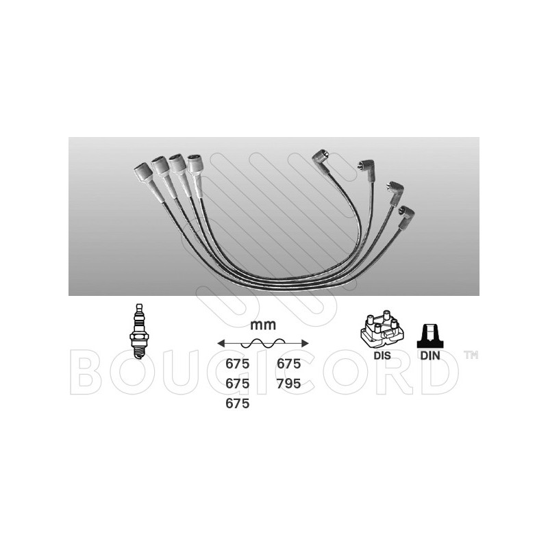 Fils de bougies / Faisceau d'allumage EFI Automotive