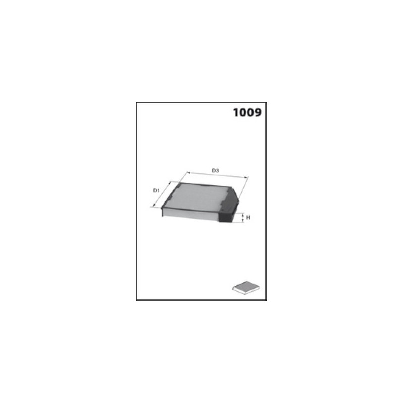 Filtre d'habitacle MECAFILTER