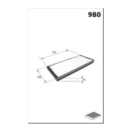 Filtre d'habitacle MECAFILTER