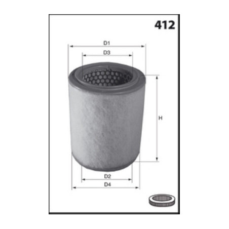 Filtre à air MECAFILTER