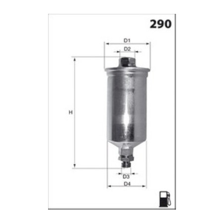 Filtre à carburant MECAFILTER