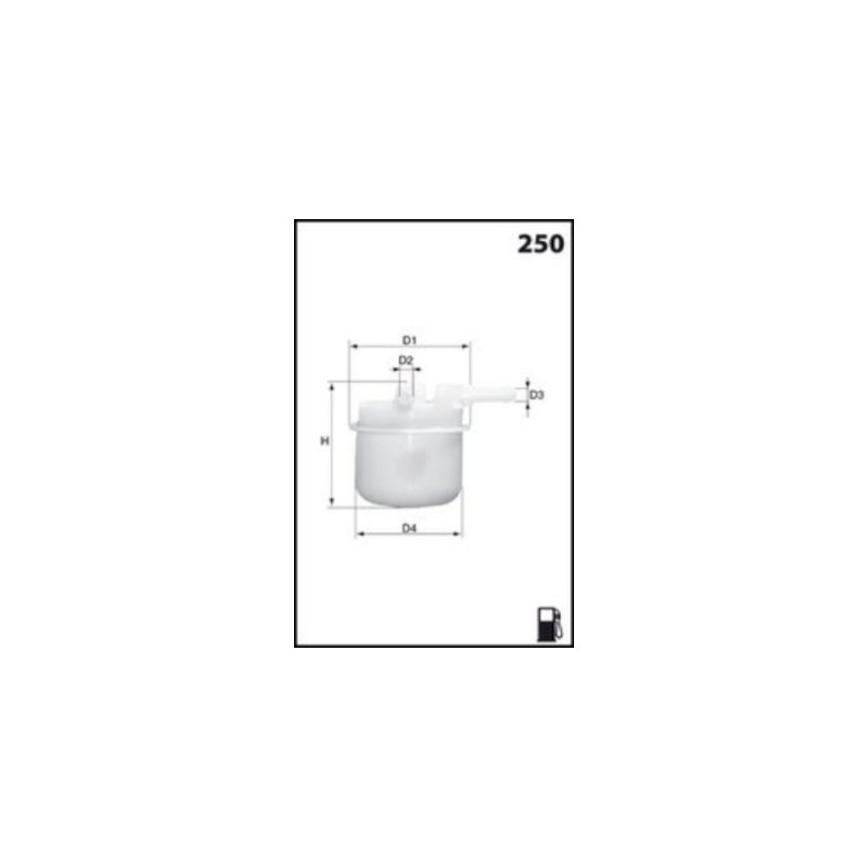 Filtre à carburant MECAFILTER