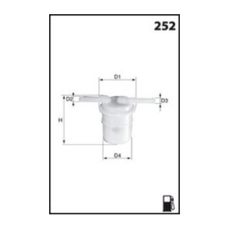 Filtre à carburant MECAFILTER