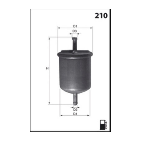 Filtre à carburant MECAFILTER