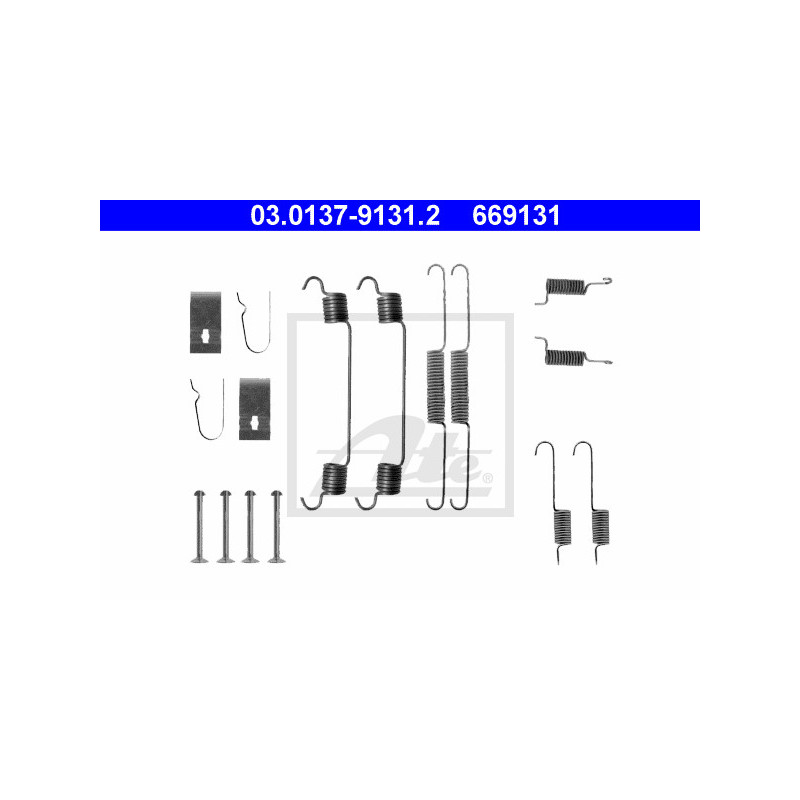 Kit d'accessoires (mâchoire de frein) ATE