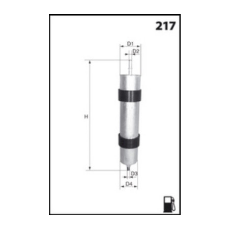Filtre à carburant MECAFILTER