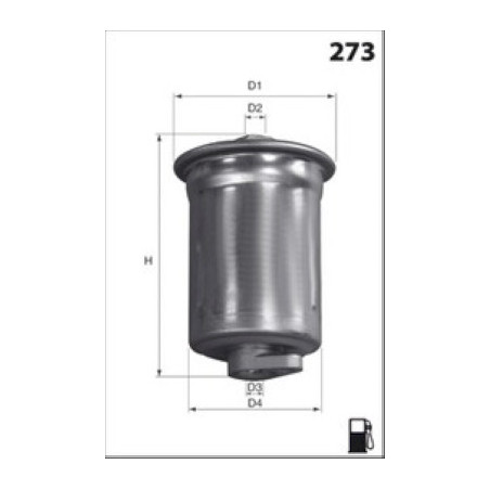 Filtre à carburant MECAFILTER