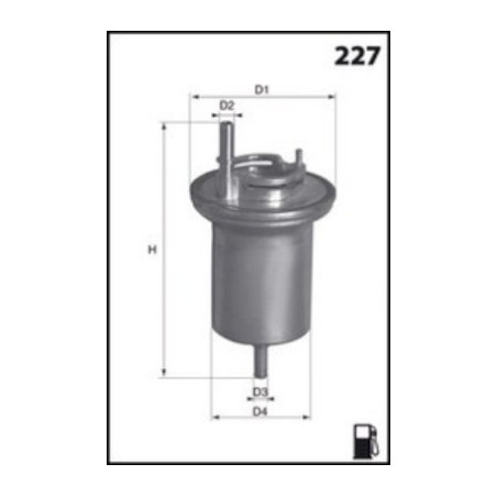 Filtre à carburant MECAFILTER