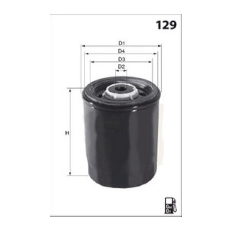 Filtre à carburant MECAFILTER