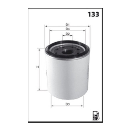 Filtre à carburant MECAFILTER
