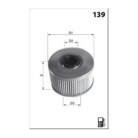 Filtre à carburant MECAFILTER