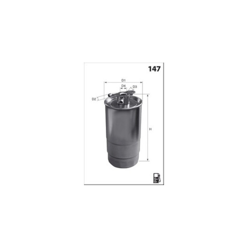 Filtre à carburant MECAFILTER