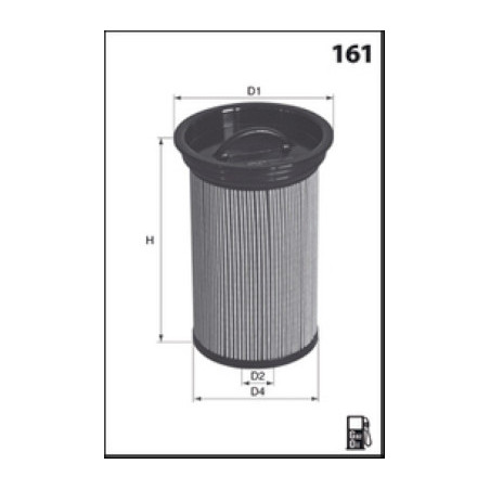 Filtre à carburant MECAFILTER