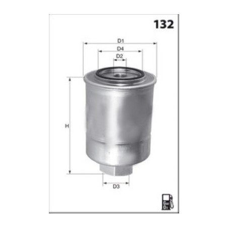 Filtre à carburant MECAFILTER