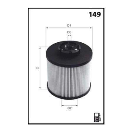 Filtre à carburant MECAFILTER