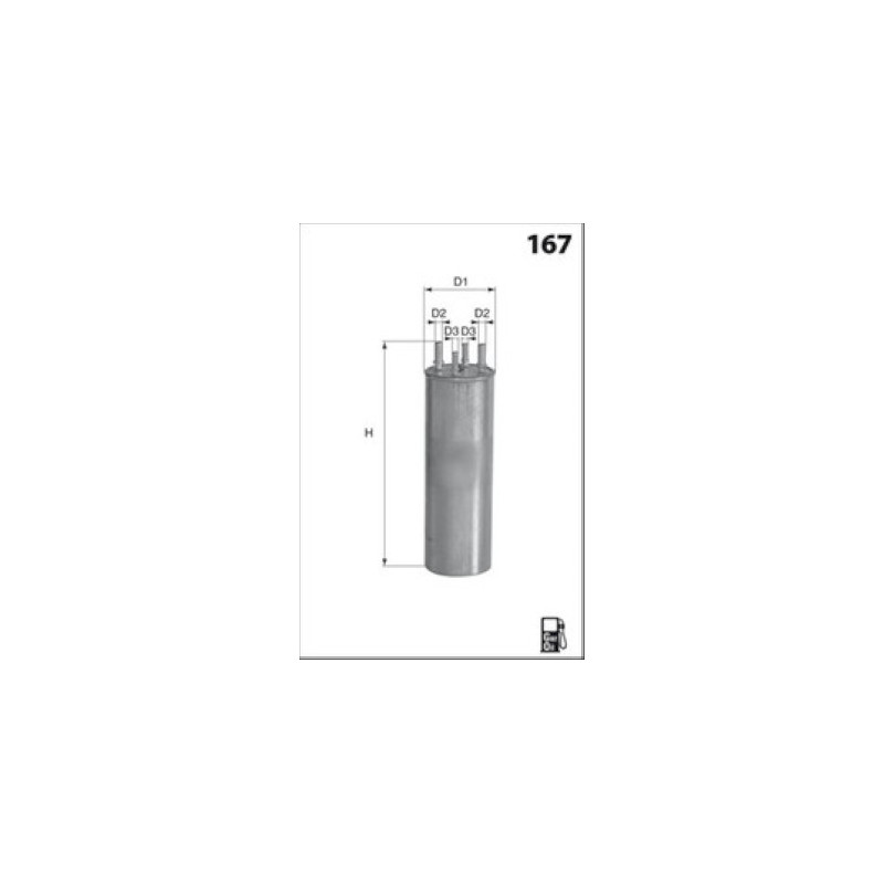 Filtre à carburant MECAFILTER