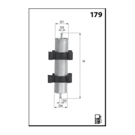 Filtre à carburant MECAFILTER