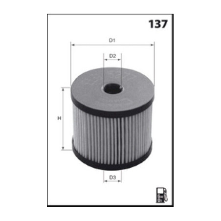 Filtre à carburant MECAFILTER